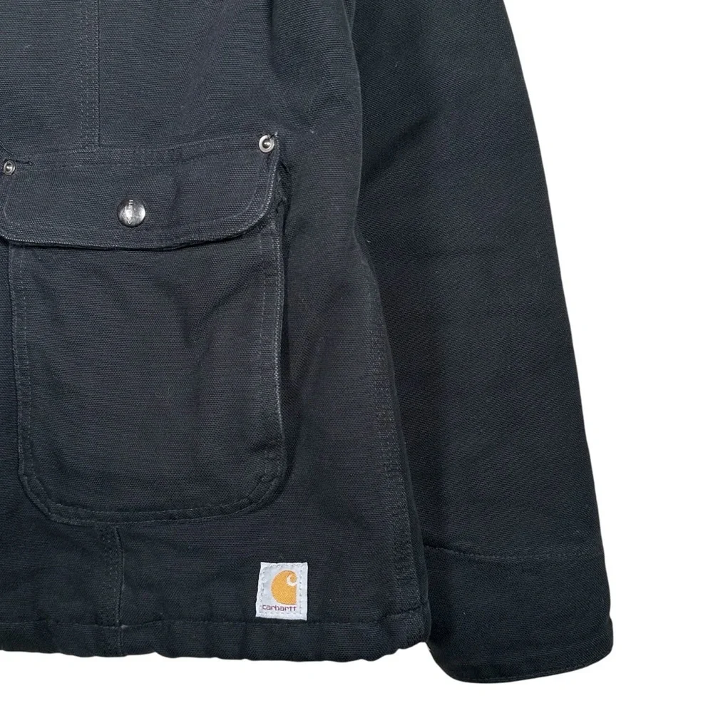 CARHARTT Duck Canvas Flannel Lined Utility Jacket - Picture 4 of 11
